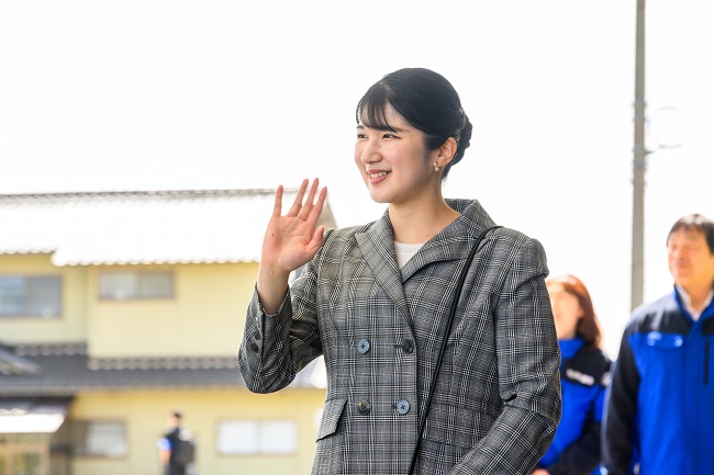 愛子さまが初めて志賀町をご訪問の画像2