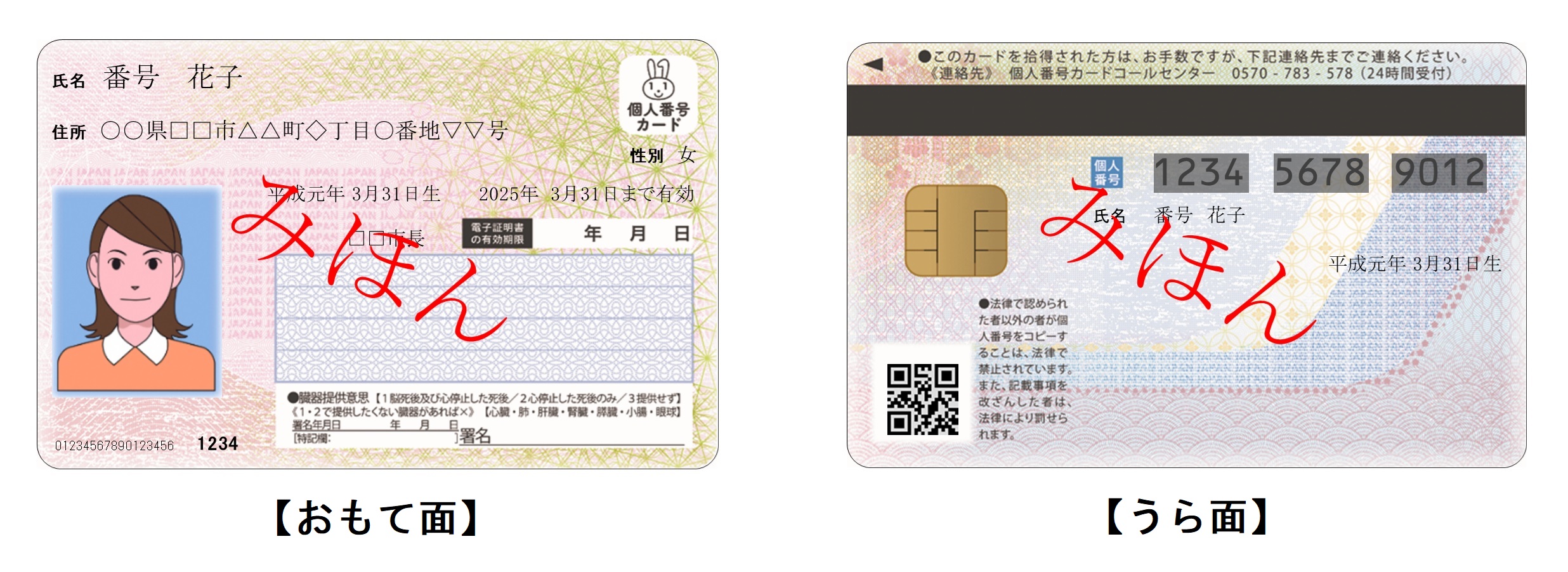 マイナンバーカードの画像