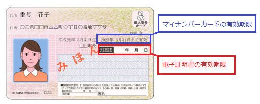マイナンバーカードの画像
