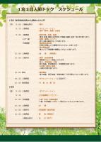 １泊２日人間ドック　検査スケジュール