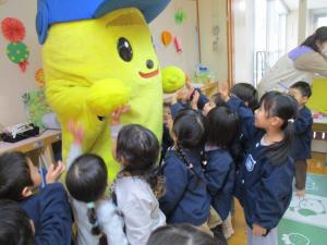 お部屋にスタ坊が来てくれた写真