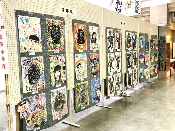 作品展示の様子