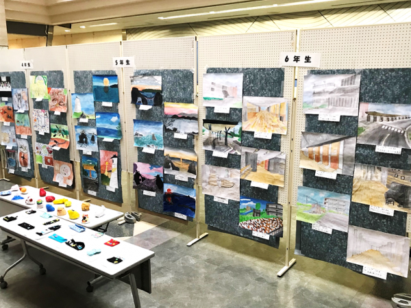 作品展示の様子